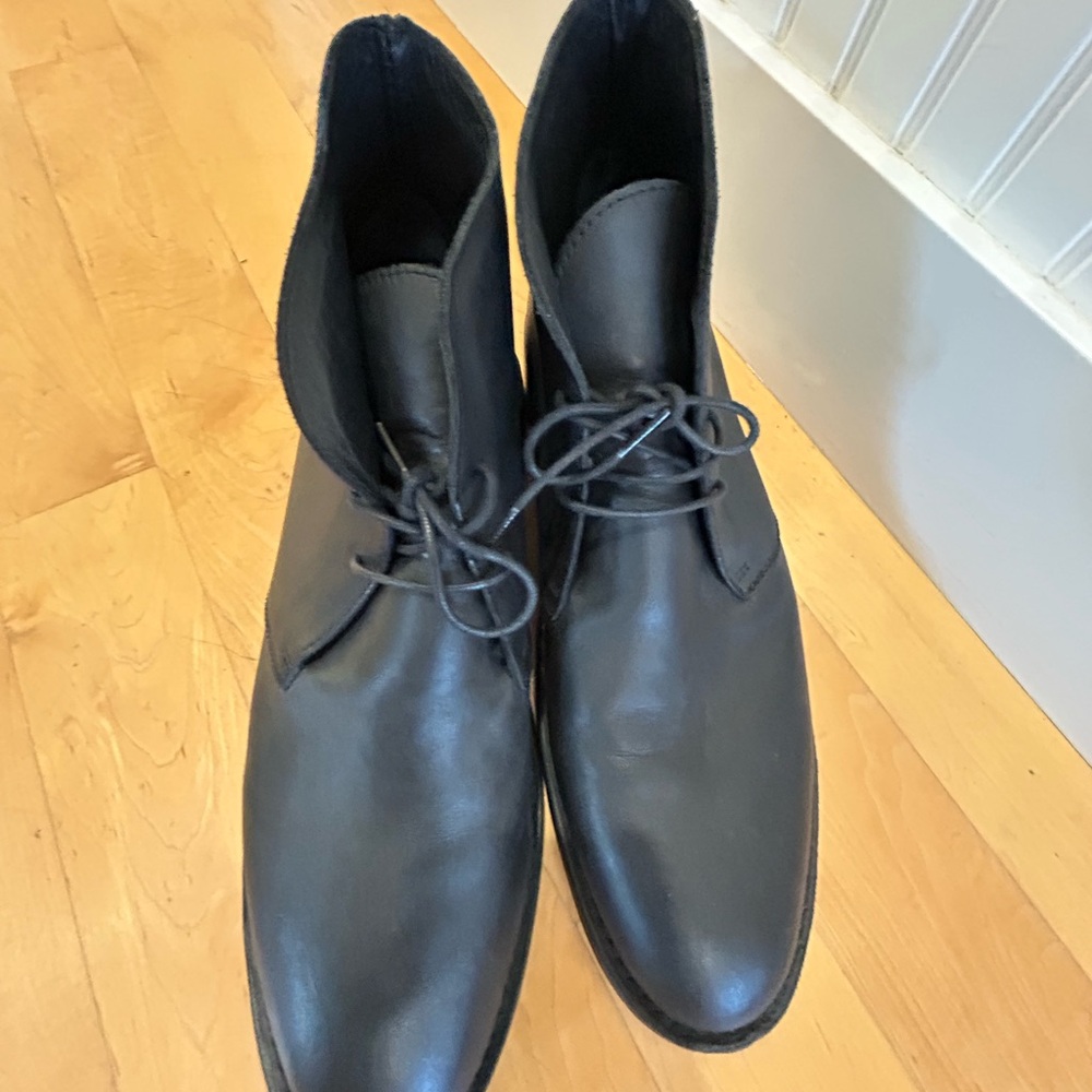 Men's Black Leather Shoes